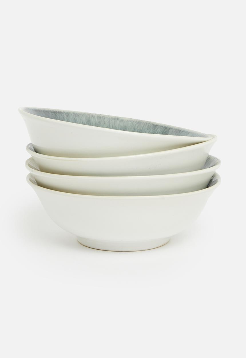 Sixth Floor - Moray serving bowl set of 4 - grey
