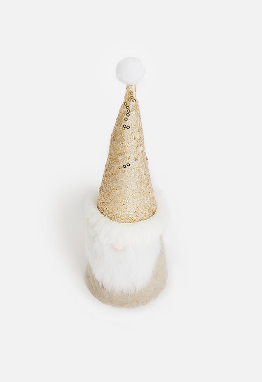 H&S - Santa set of 2 - gold & silver
