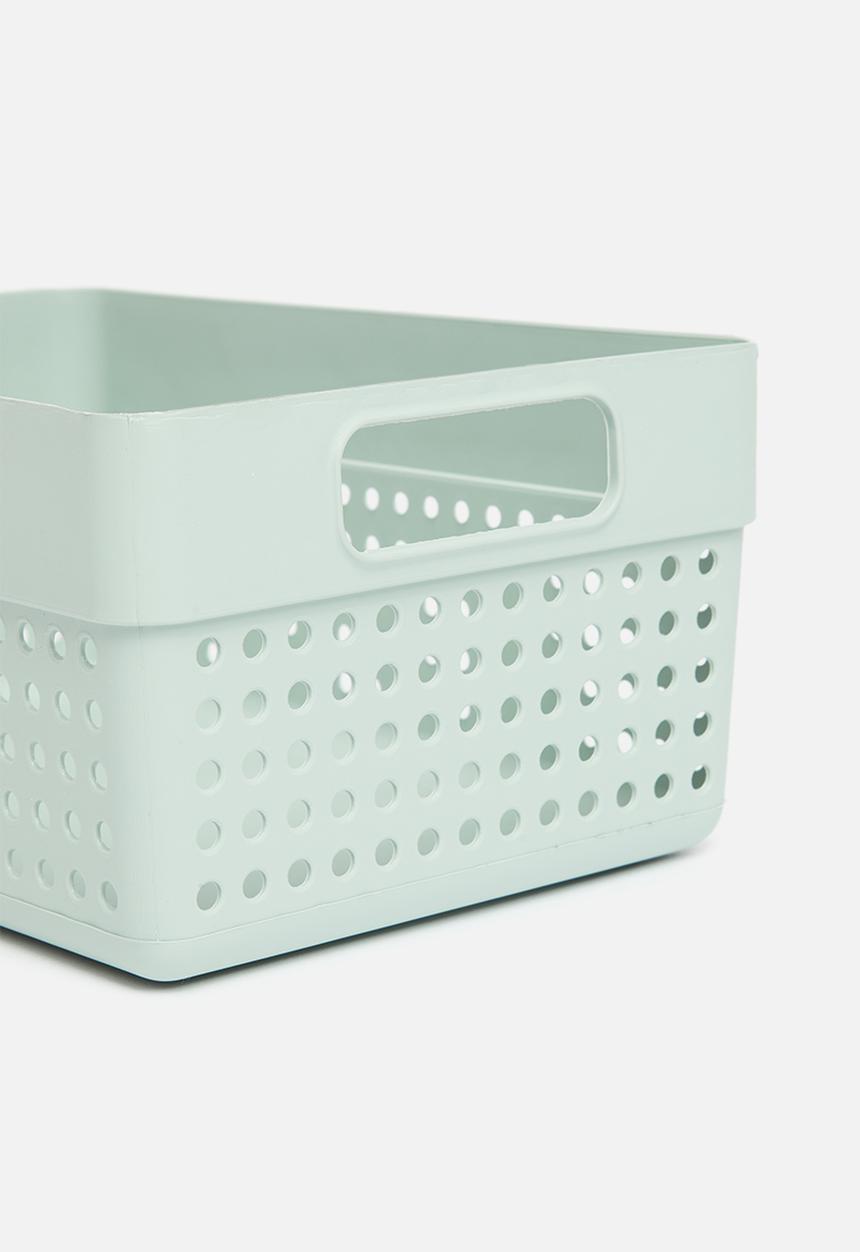 Storage Solutions - Handle storage basket - green