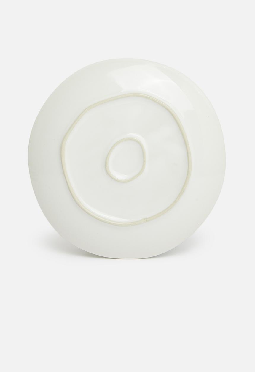 Sixth Floor - Moray side plate set of 4-grey