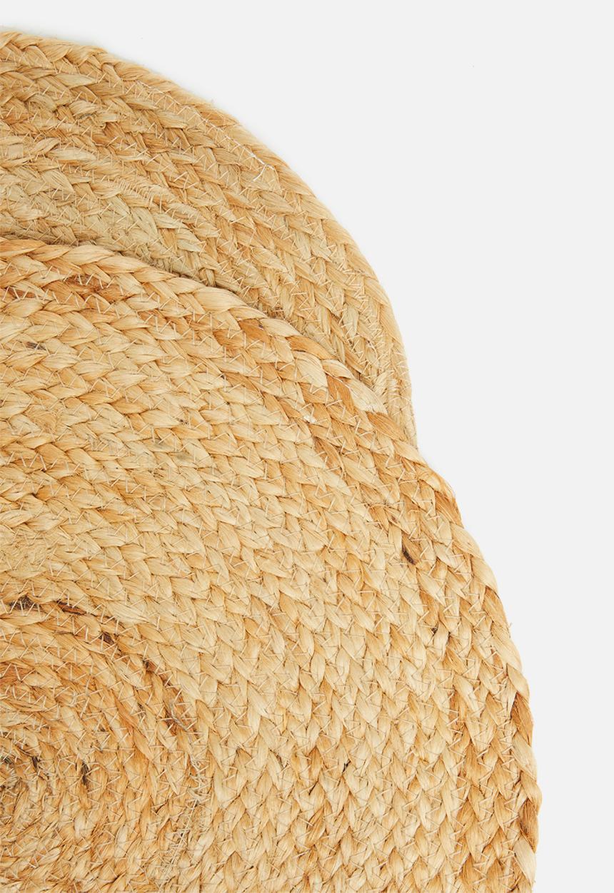 Sixth Floor - Sumba round placemat set of 4 - natural