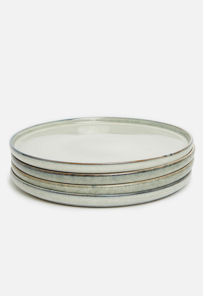 Excellent Houseware - Dinner set 16 pieces - grey