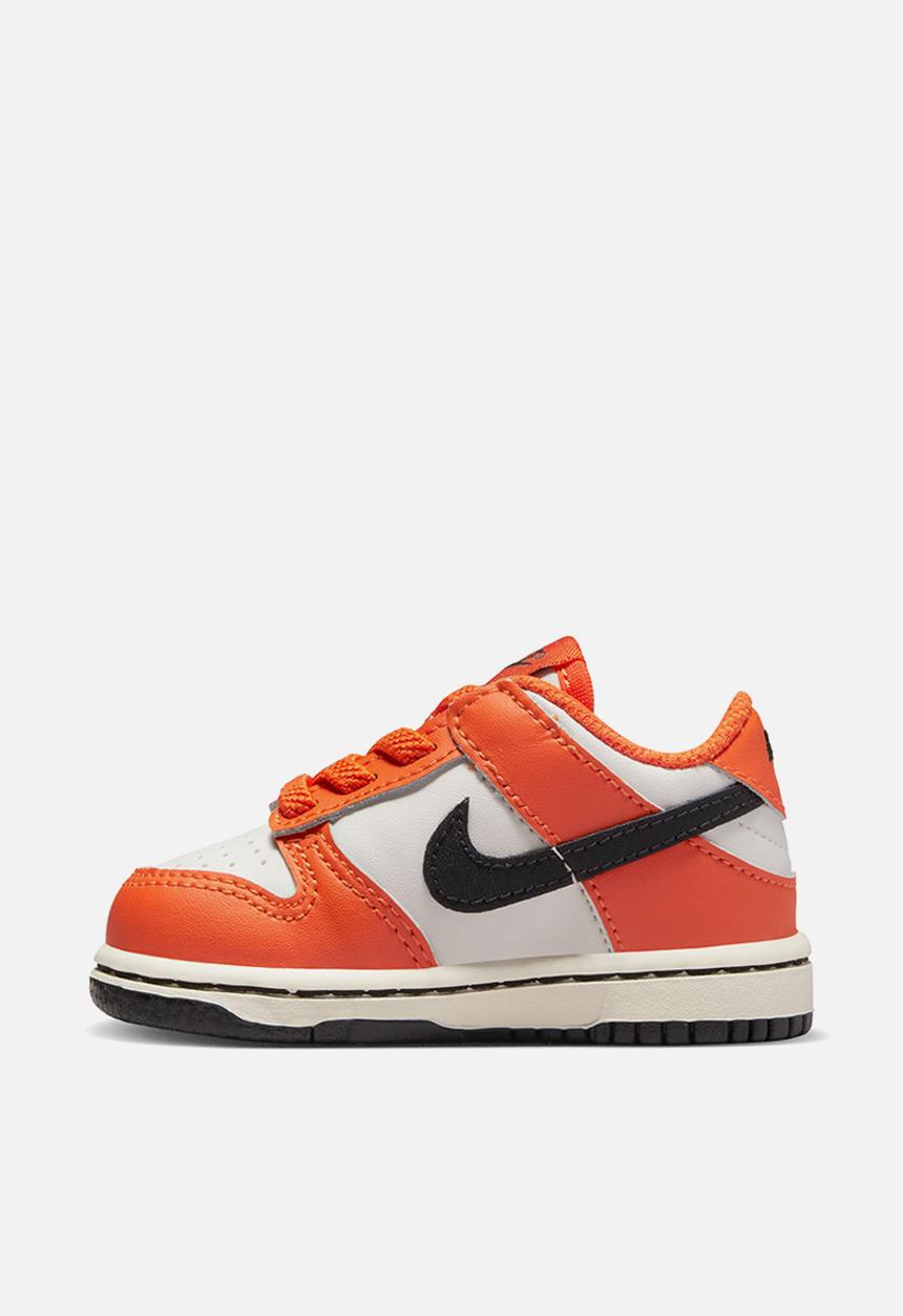 Nike - Nike dunk low - phantom/black-safety orange