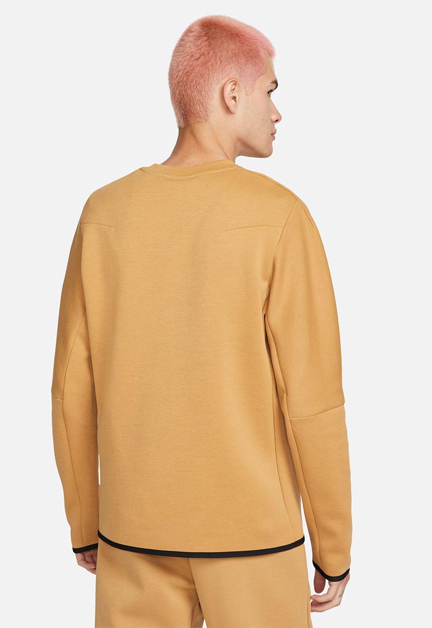Nike - NSW tech fleece crew sweatshirt - elemental gold sail