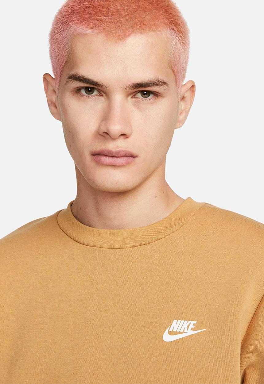 Nike - NSW tech fleece crew sweatshirt - elemental gold sail