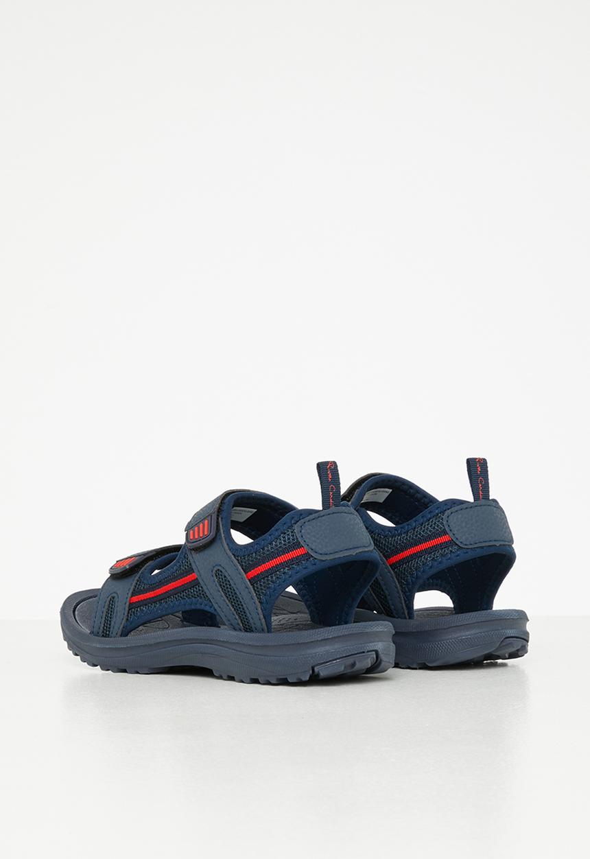Pierre Cardin - Track sandals - navy & red