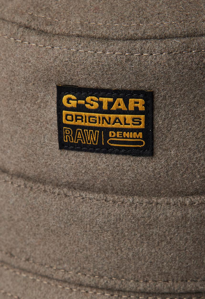 G-STAR - Wool bucket hat - turf
