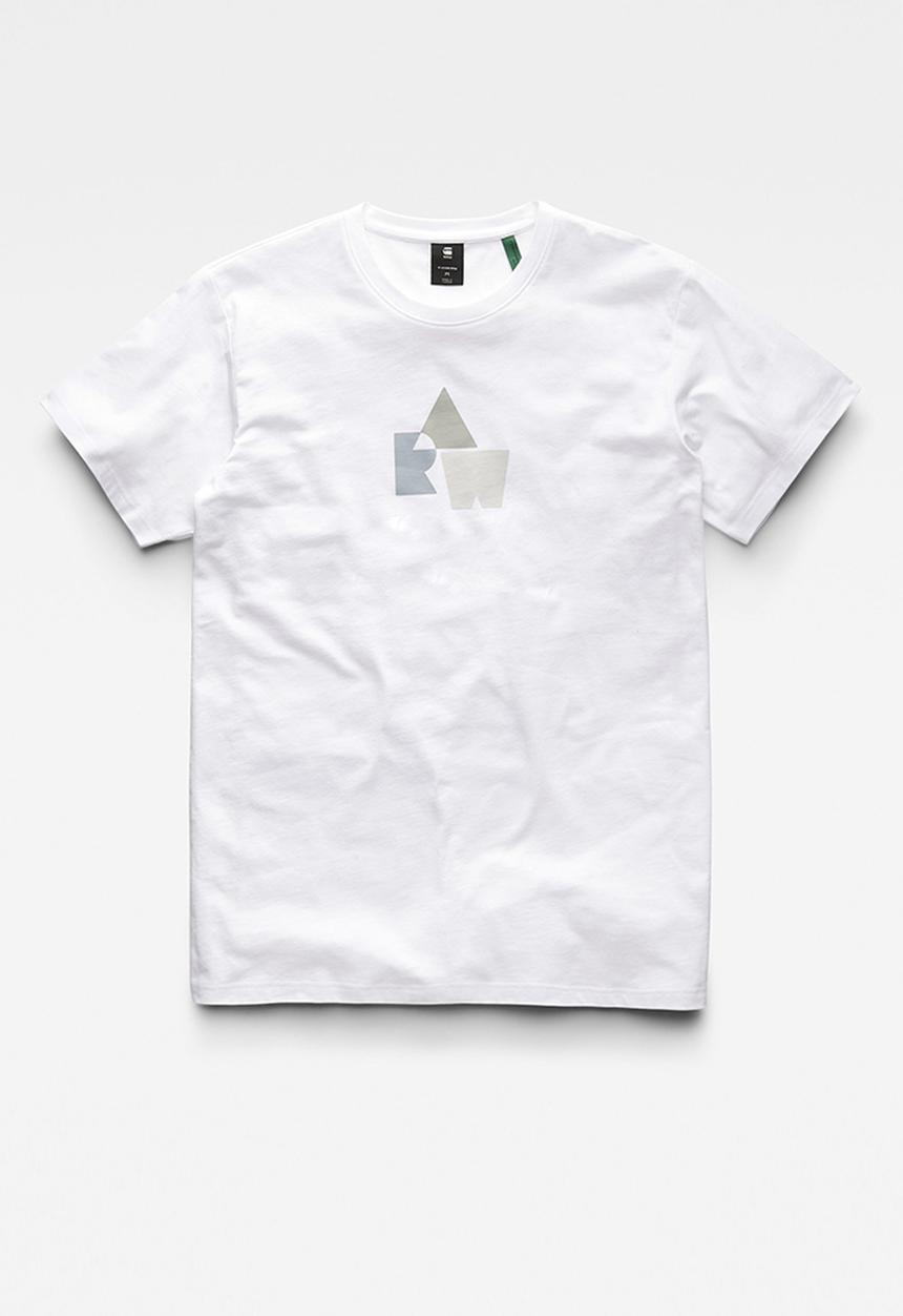G-STAR - Raw logo r t - white