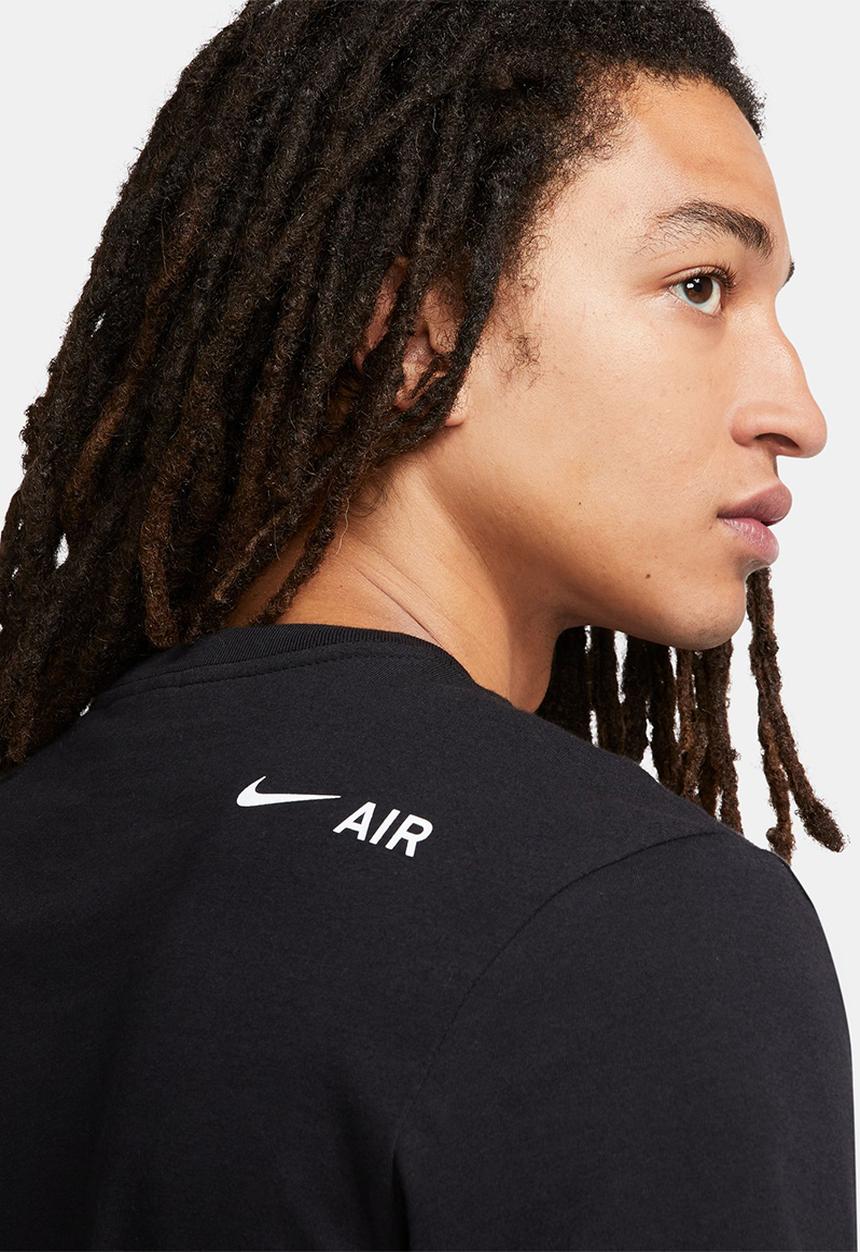 Nike - M nsw tee air prnt pack - black/reflective silver
