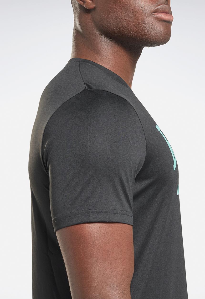 Reebok - Wor poly graphic ss tee - night black