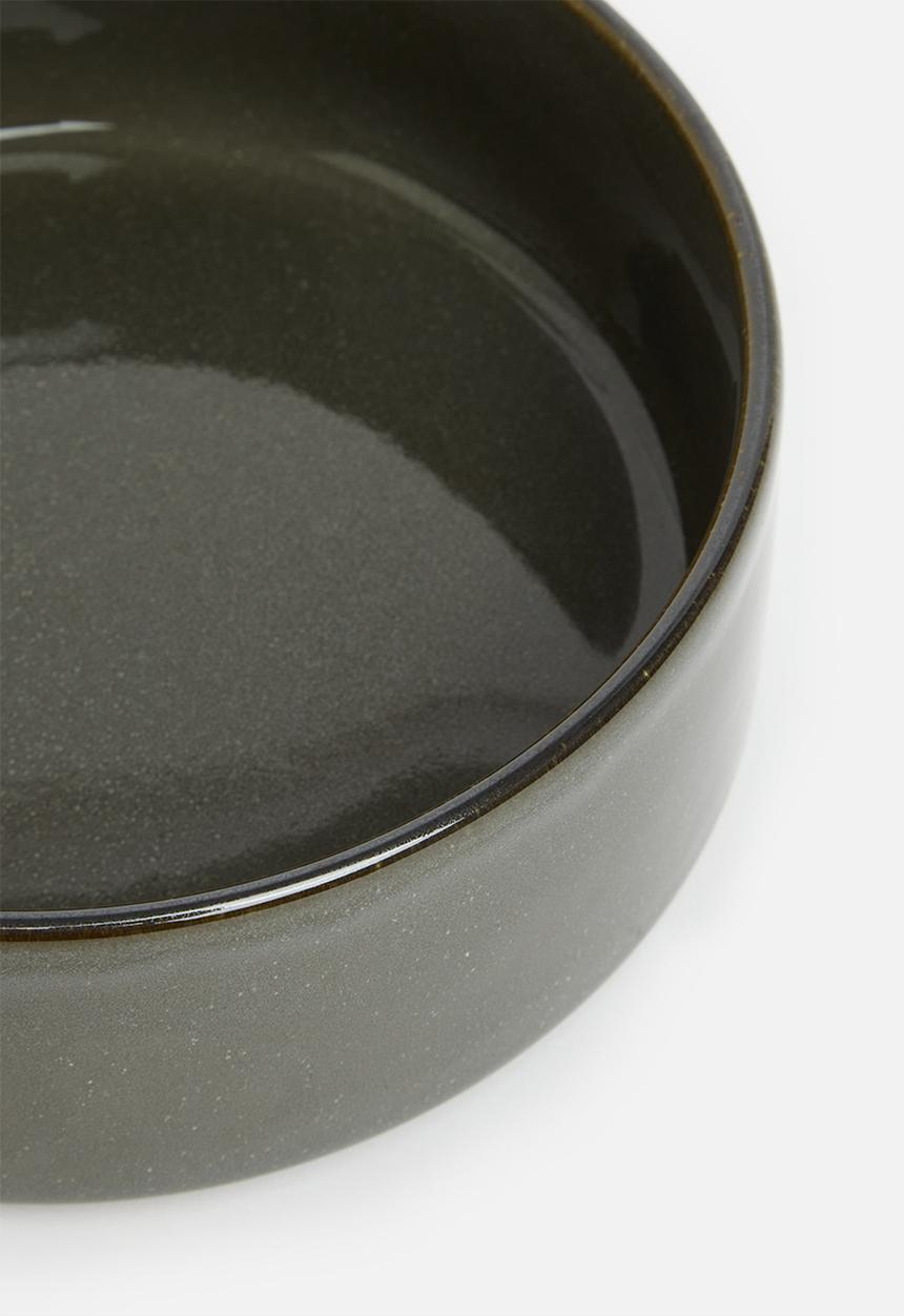 Omada - Flat stackable cereal bowl - grey