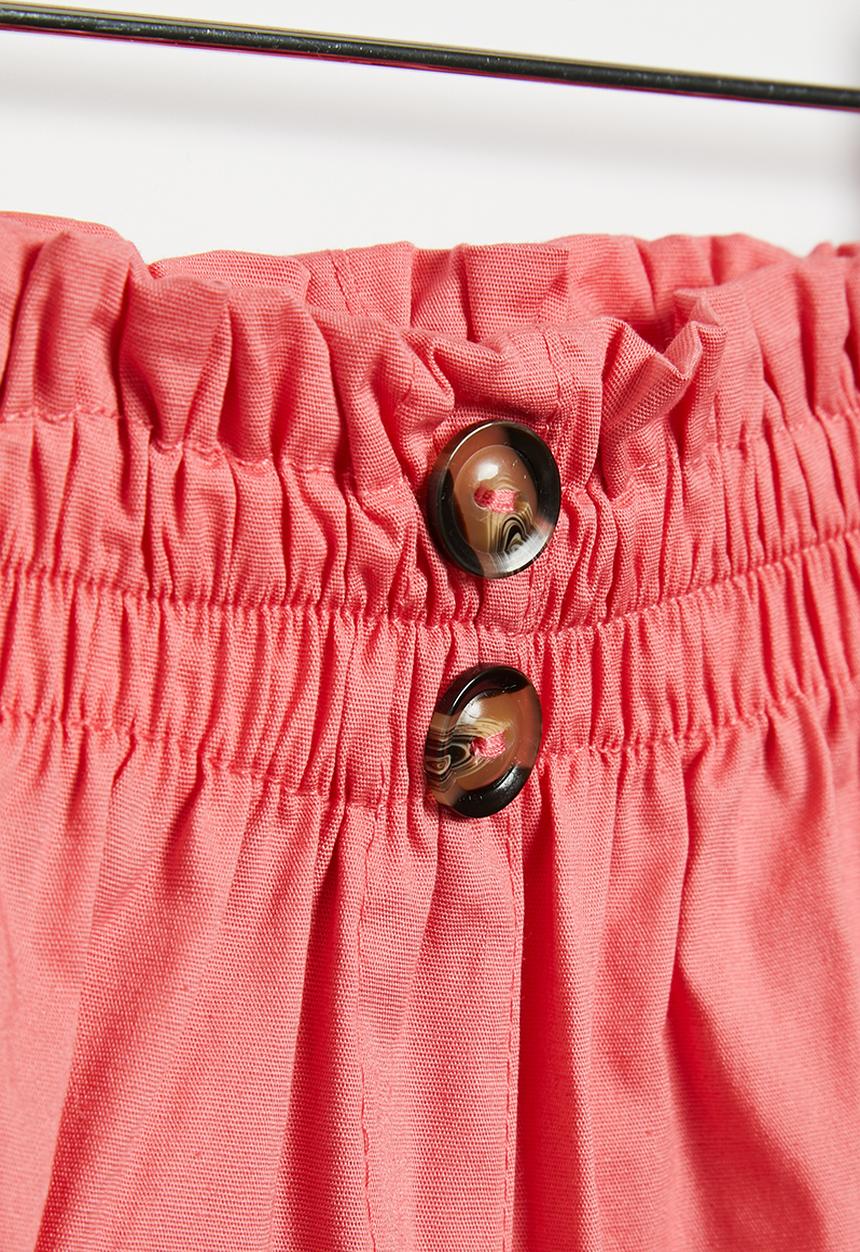 Superbalist - Cotton poplin short - rose