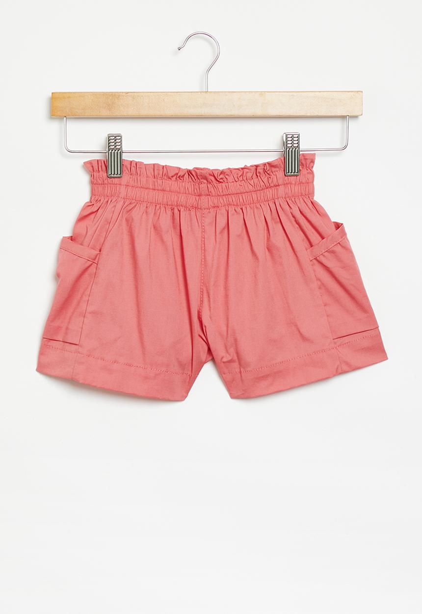 Superbalist - Cotton poplin short - rose
