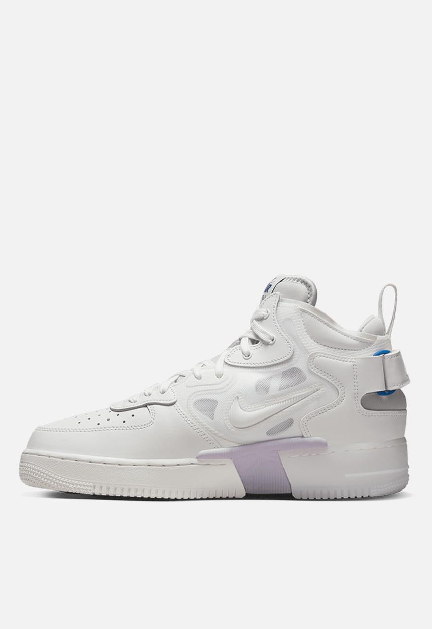 Nike - Air force 1 mid react - summit white/summit white-grey fog