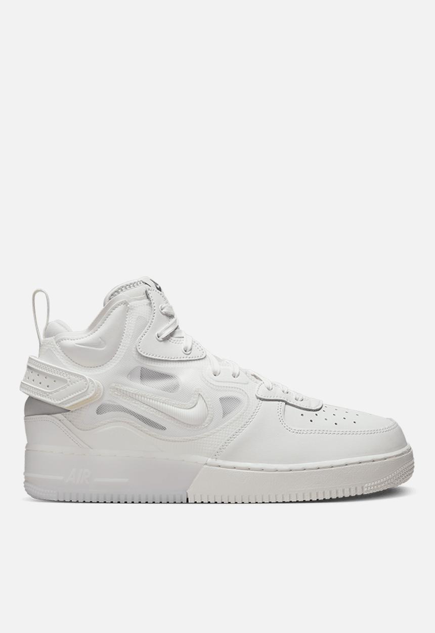 Nike - Air force 1 mid react - summit white/summit white-grey fog