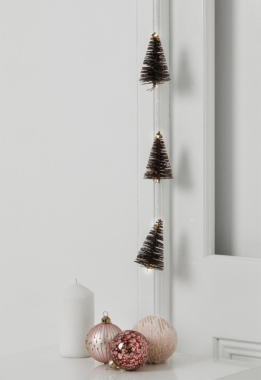 H&S - Mini LED Christmas tree garland - bronze