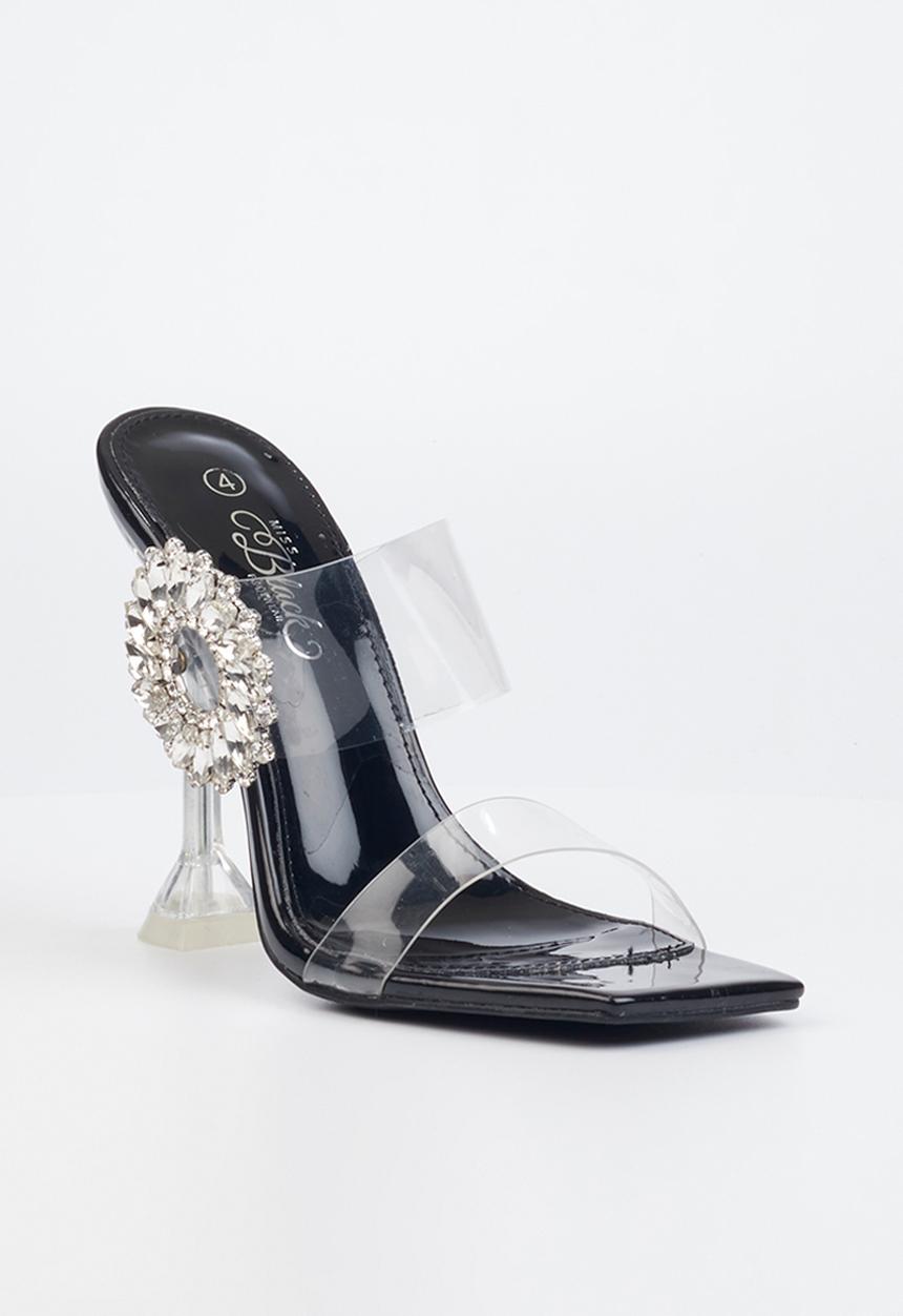Miss Black - Broche1 stiletto heel - black