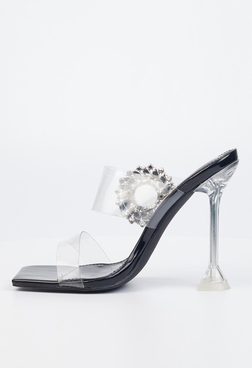 Miss Black - Broche1 stiletto heel - black