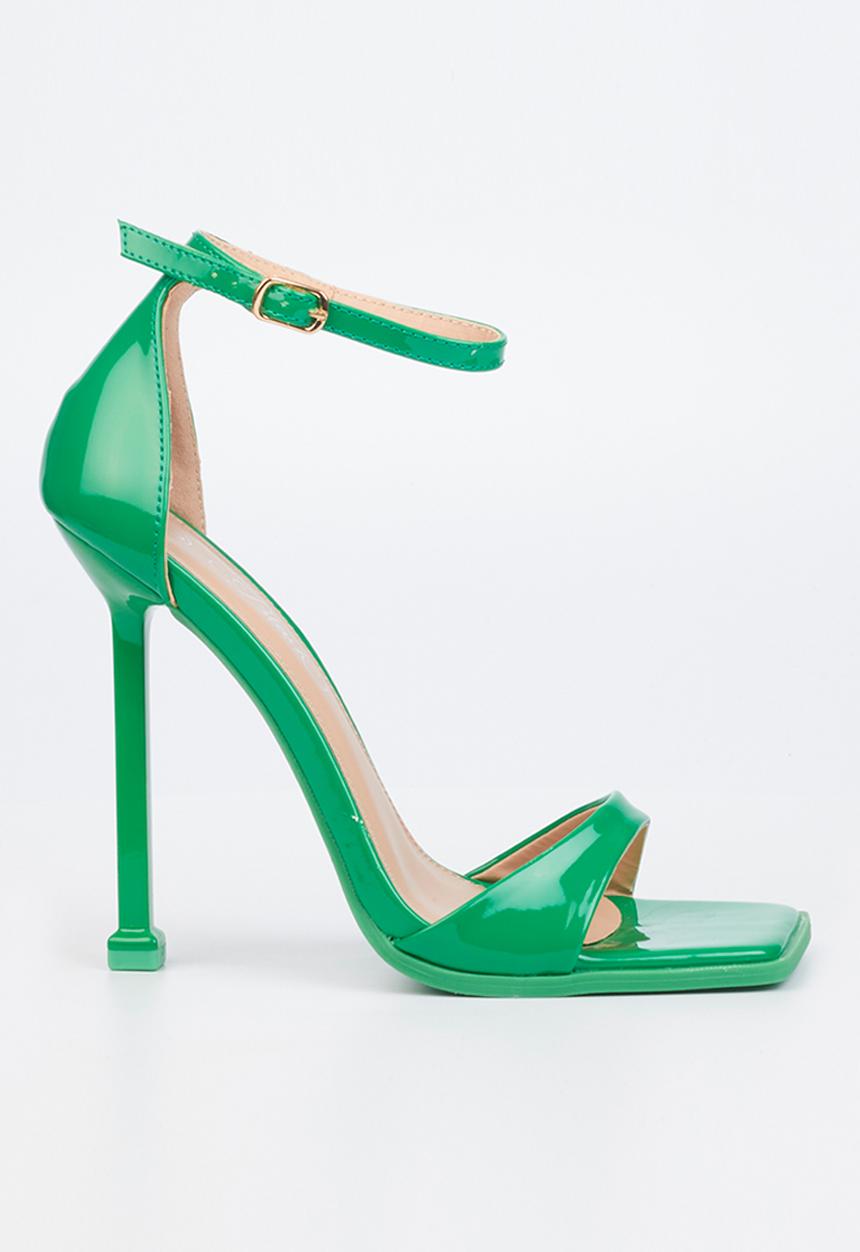 Miss Black - Majesty1 stiletto heel - green