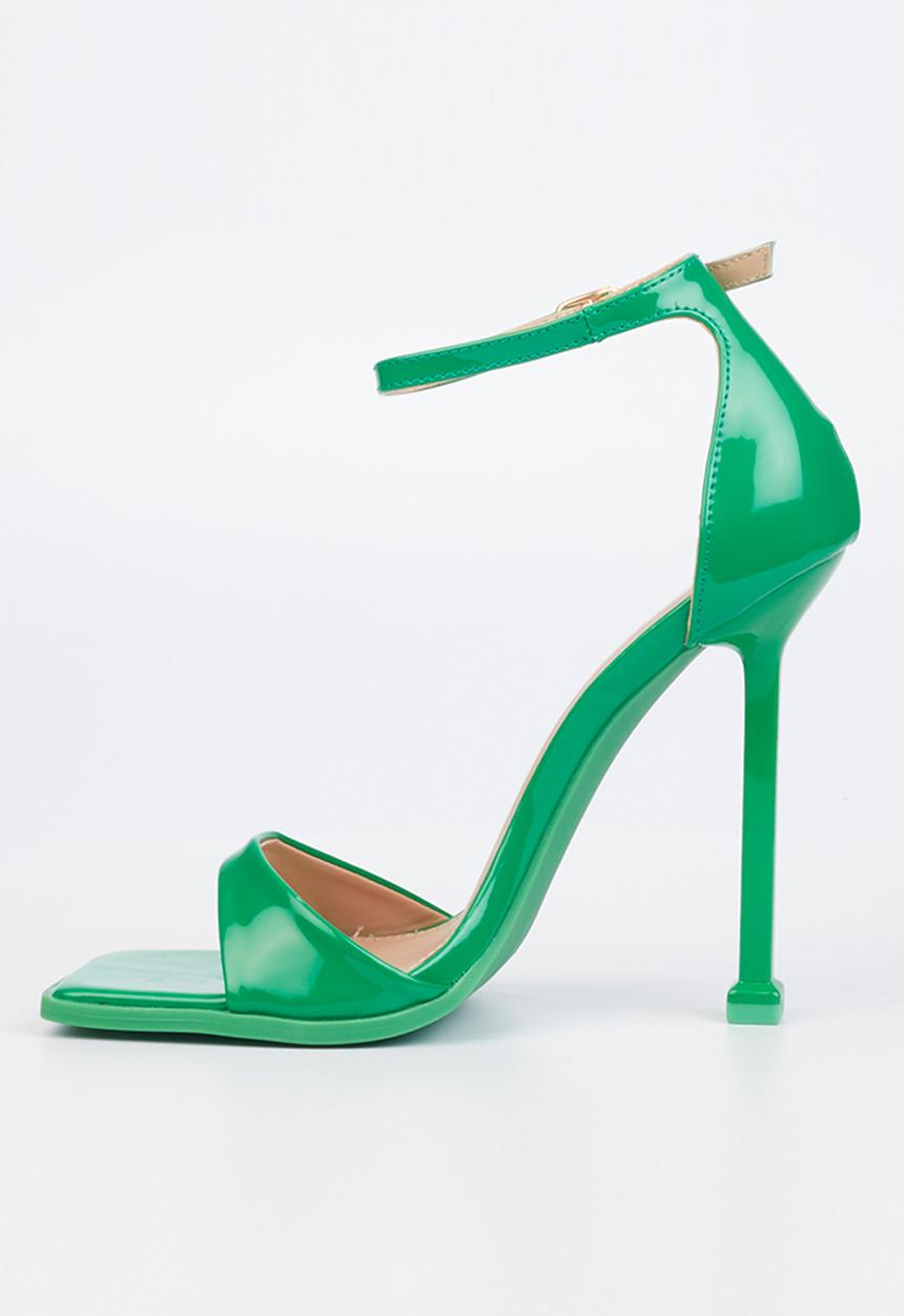 Miss Black - Majesty1 stiletto heel - green