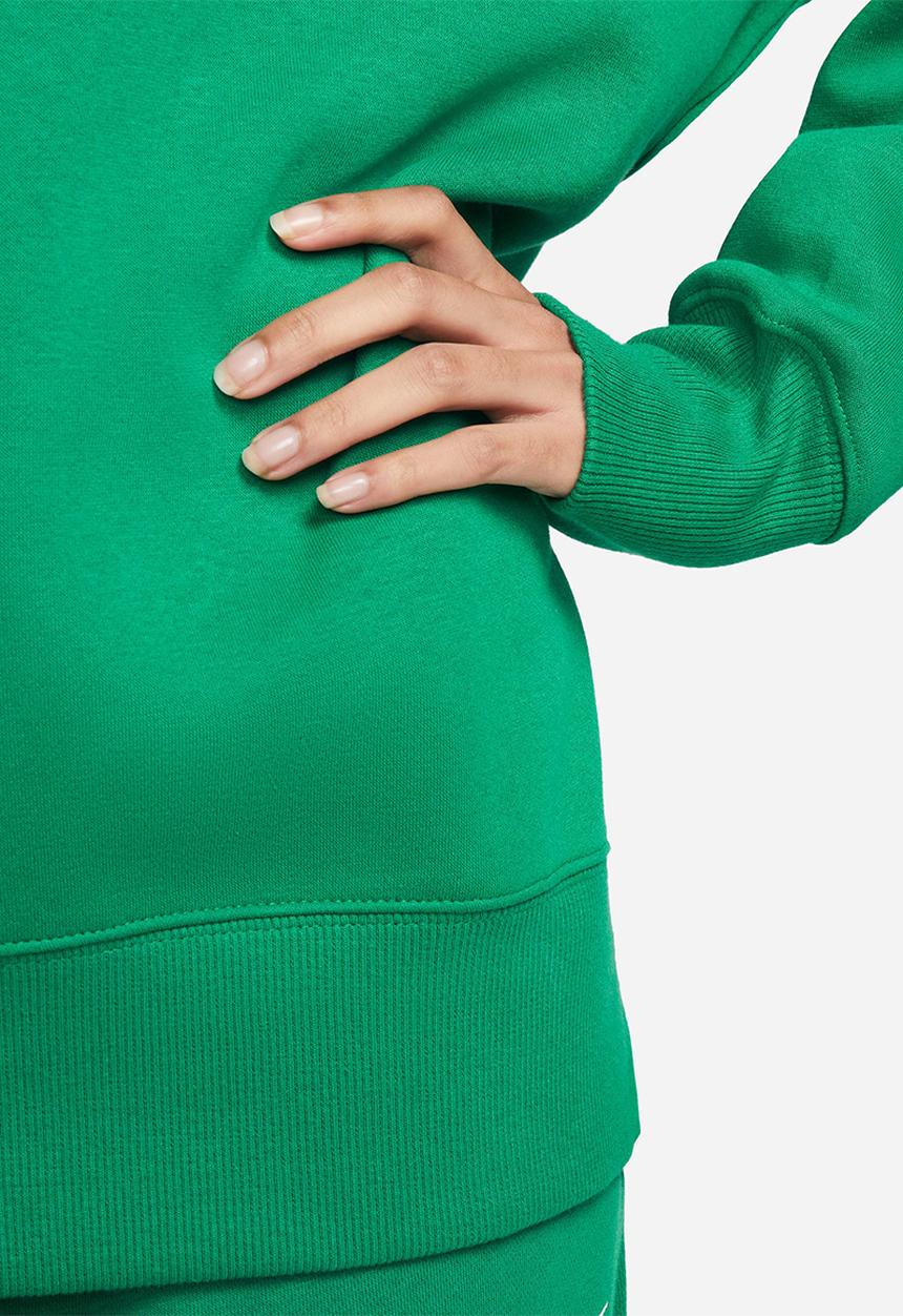 Nike - W nsw phnx flc os crew - malachite/sail