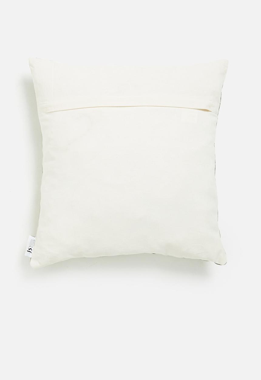 Sixth Floor - Mars cushion cover - green & white