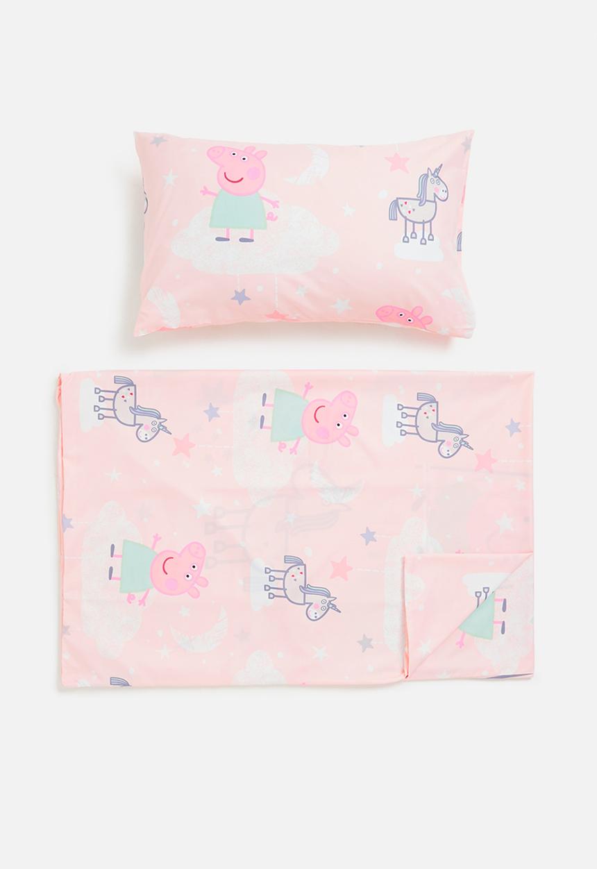 Character Group - Peppa pig reversible duvet cover set - pink