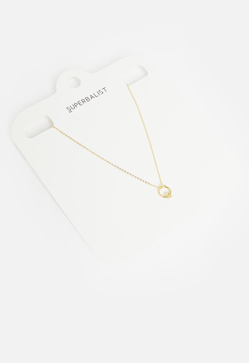 Superbalist - Infinity knot charm necklace - gold