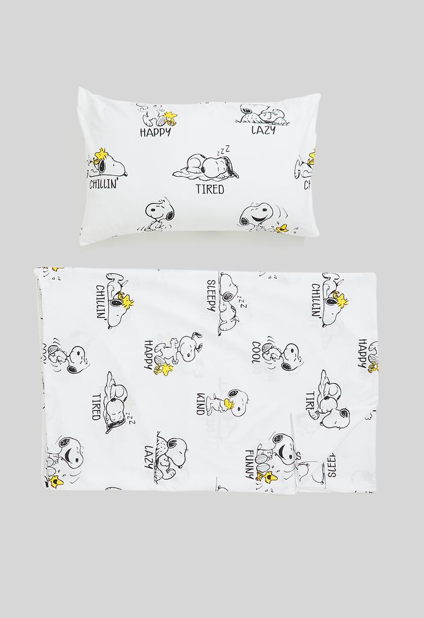 Character Group - Snoopy reversible duvet cover set - white & black