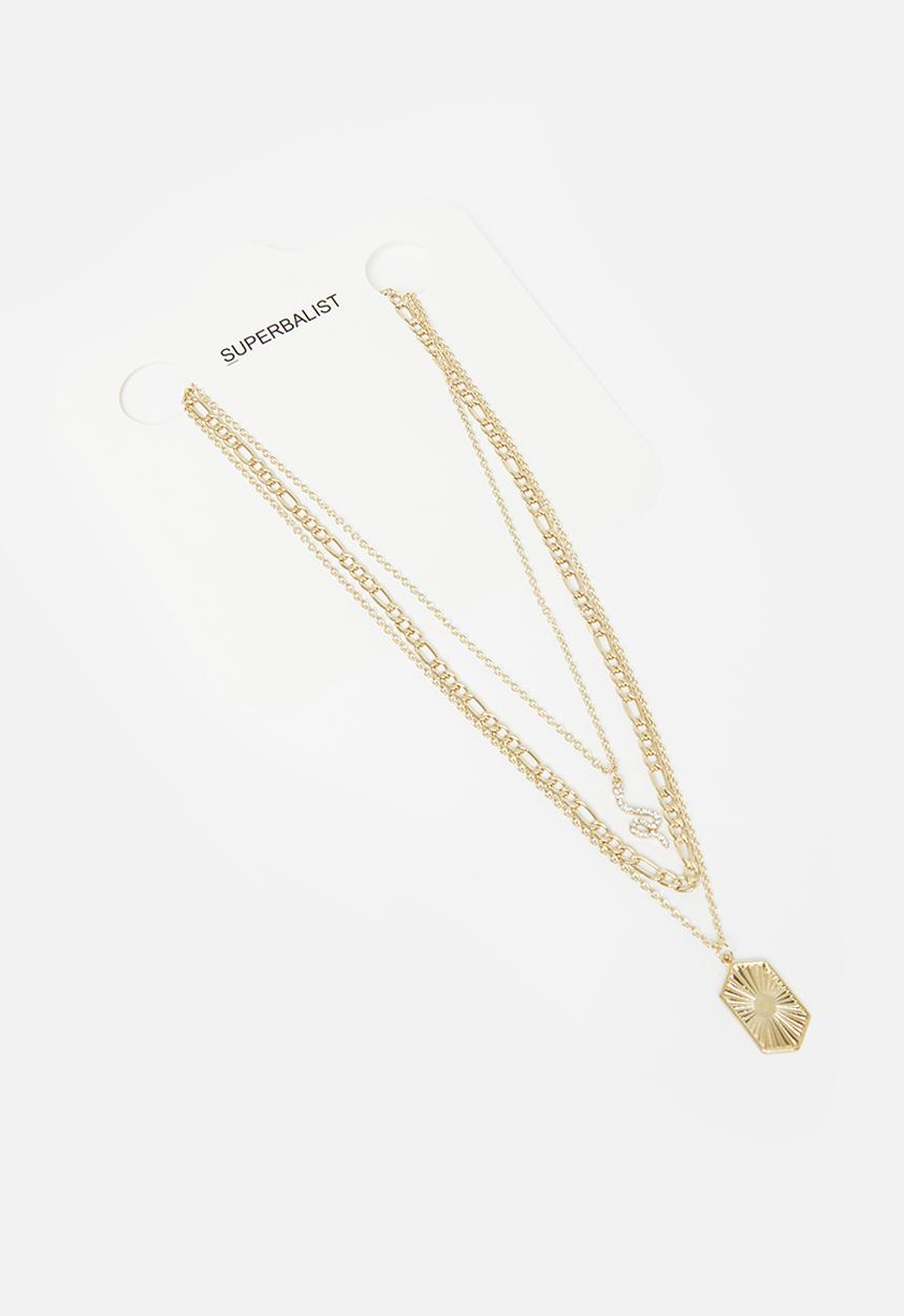 Superbalist - Paris layered necklace - gold