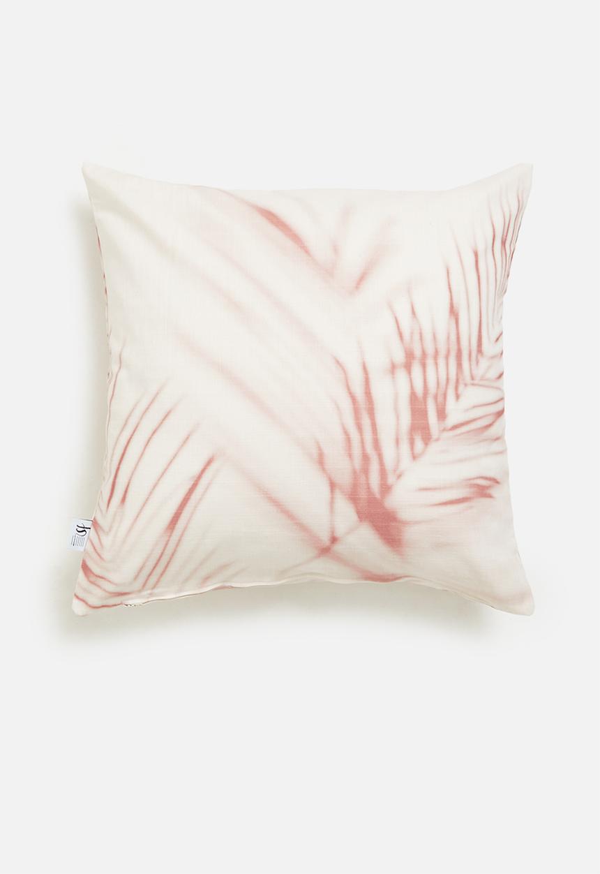 Sixth Floor - Shadow printed cushion cover - pink