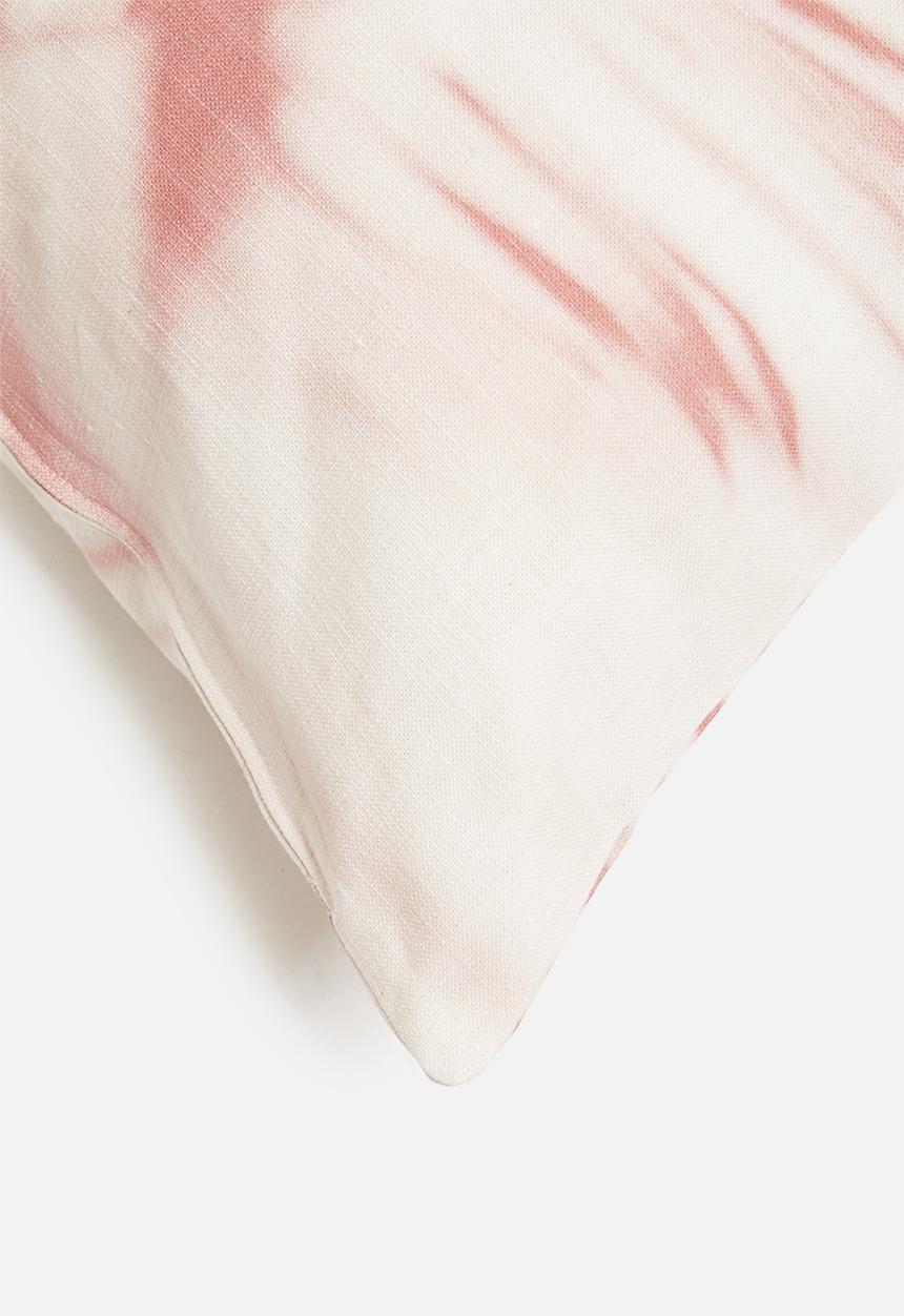 Sixth Floor - Shadow printed cushion cover - pink