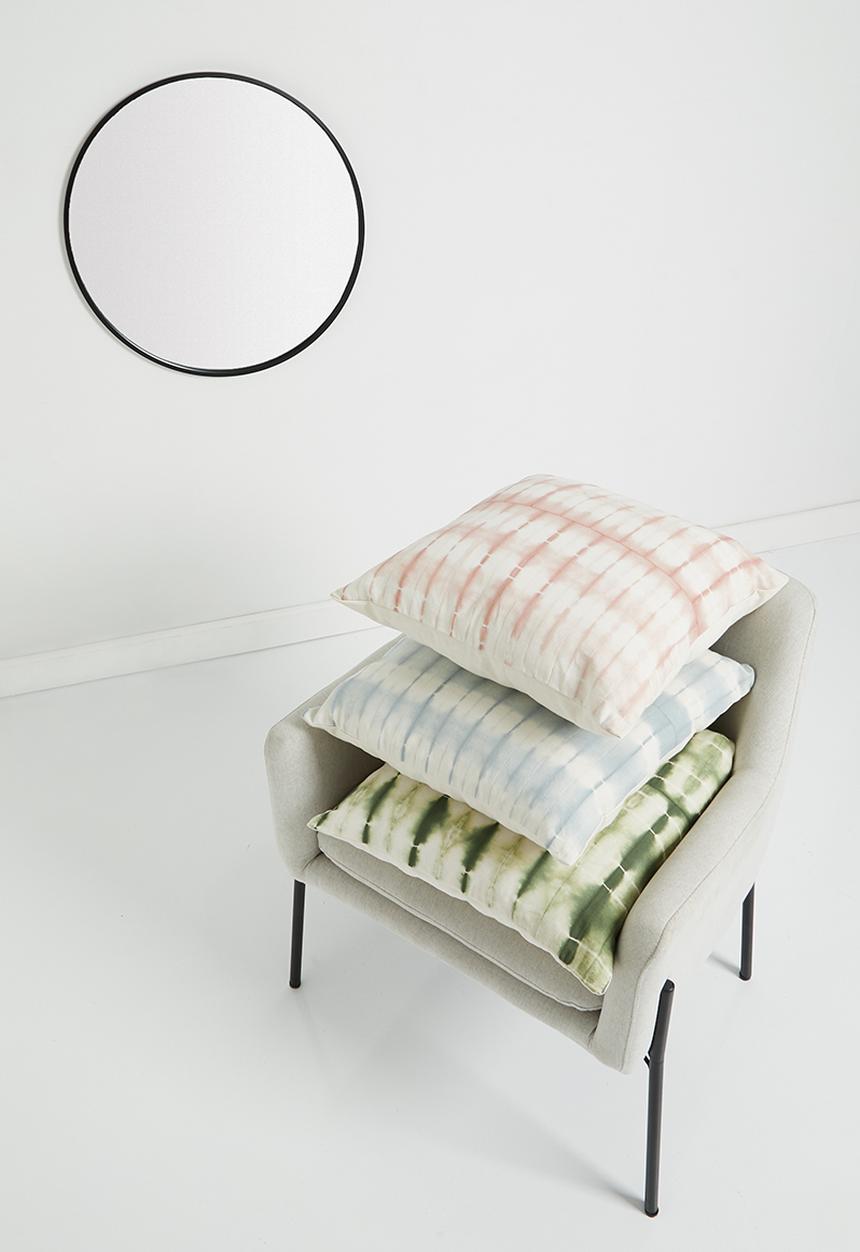 Sixth Floor - Mars cushion cover - green & white