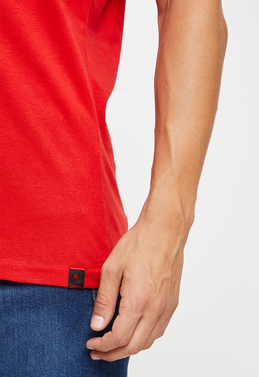 SOVIET - M ernesto short sleeve logo tee - red