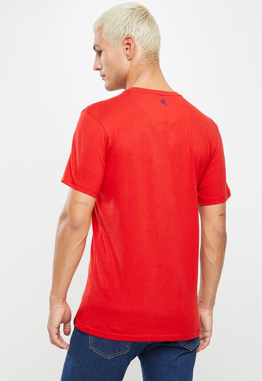 SOVIET - M ernesto short sleeve logo tee - red