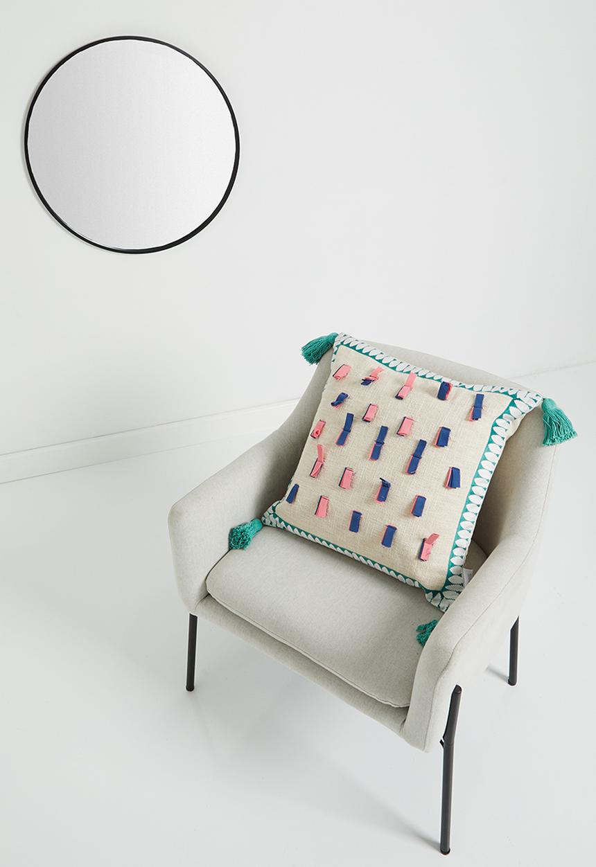 Sixth Floor - Bubblegum drop cushion cover - multi