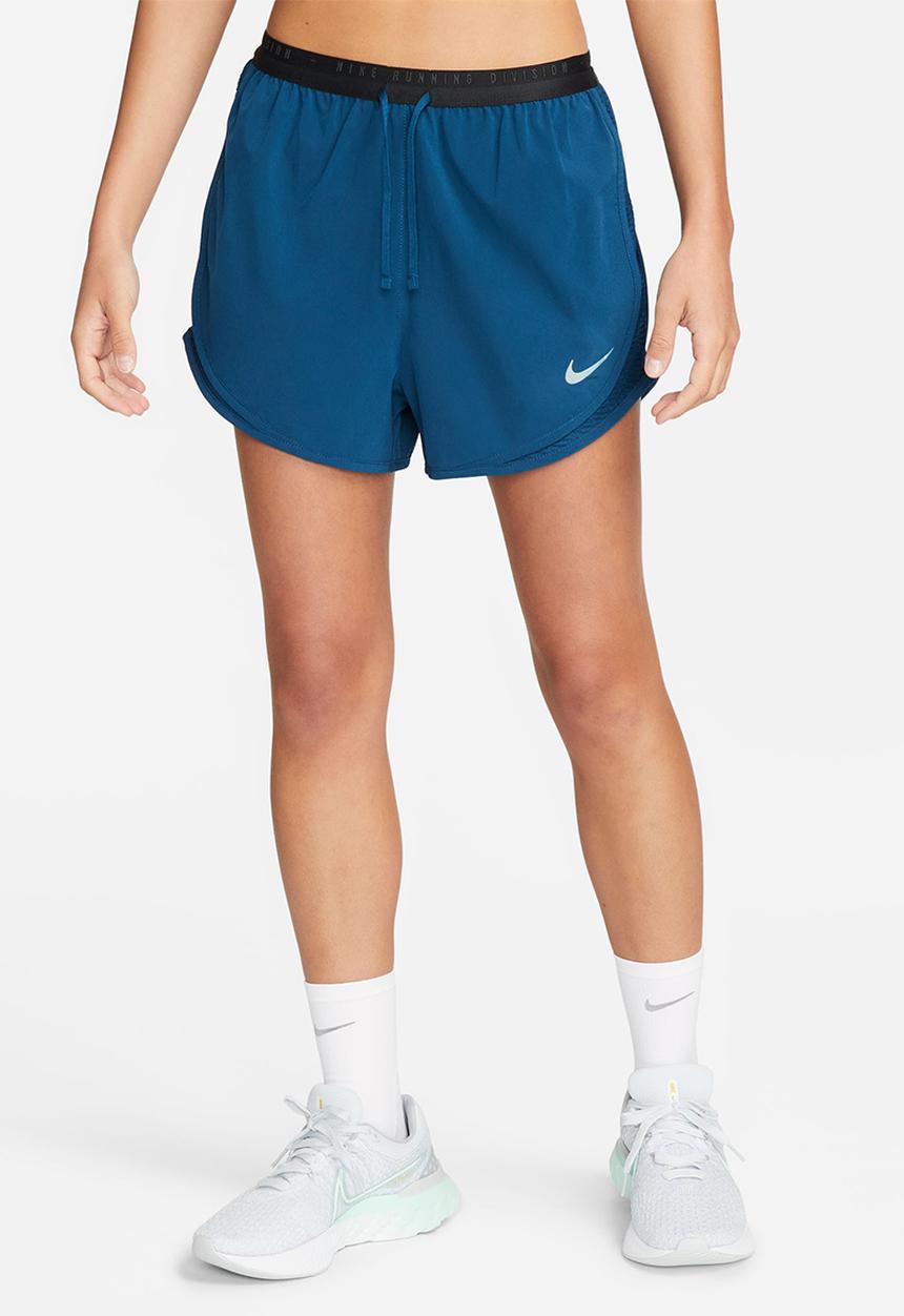 Nike - W nk df run dvn tempo lx short - valerian blue/black