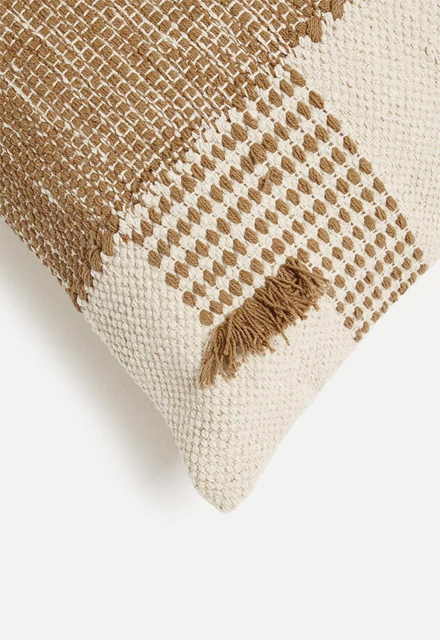 Sixth Floor - Indi cushion cover - brown & natural