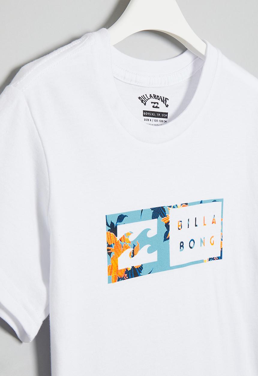 Billabong  - Boys inverse short sleeve - white