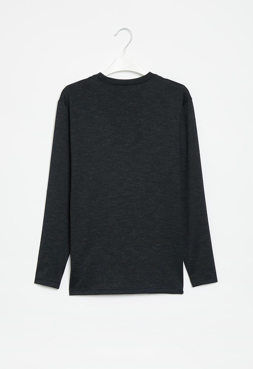 Billabong  - Boys shoreline lf long sleeve - black heather