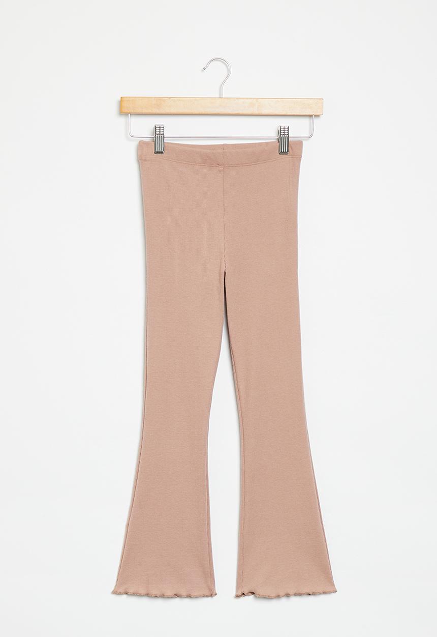 Superbalist - Flare rib legging - dusty mauve