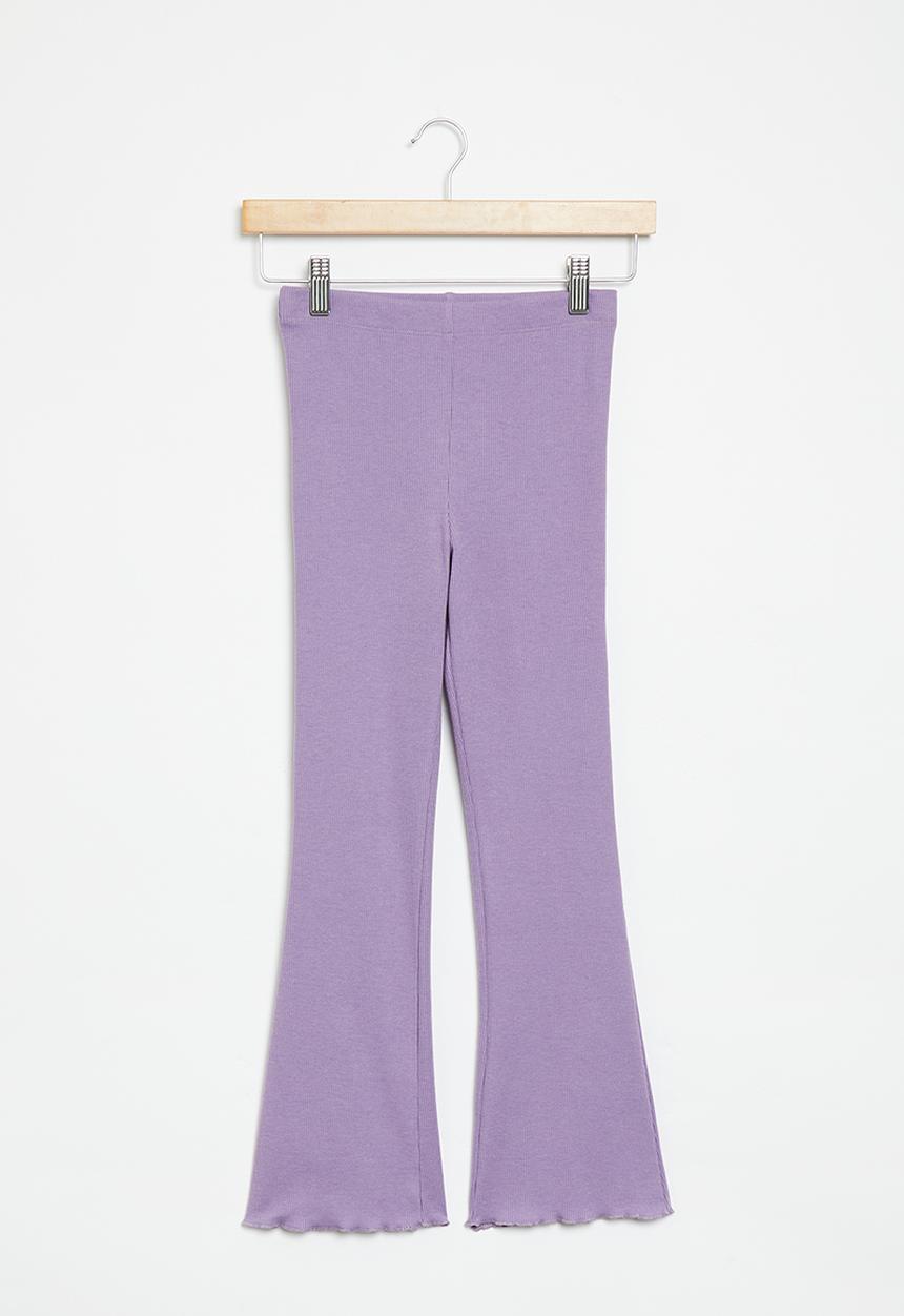 Superbalist - Flare rib legging - lavender