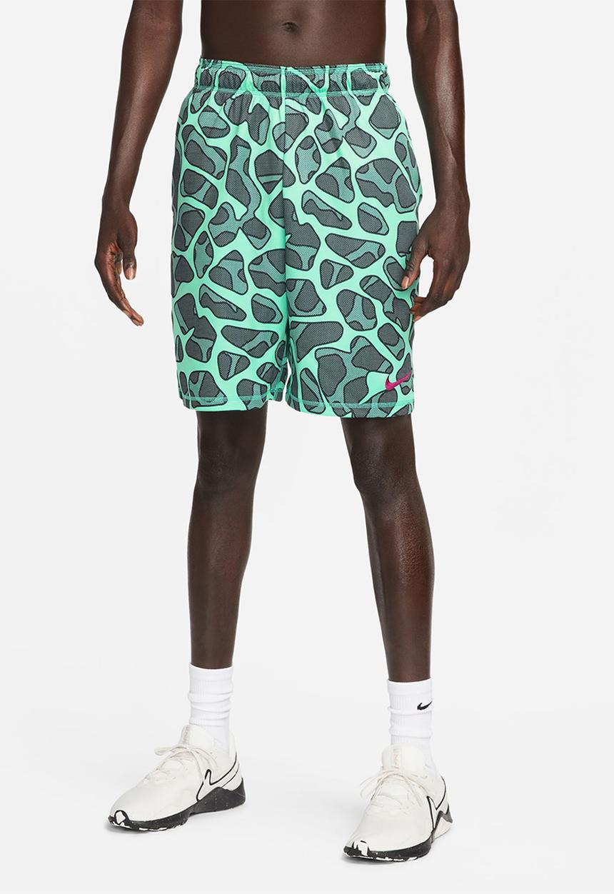 Nike - M nk df knit short 6.0 dye - light menta/dynamic berry