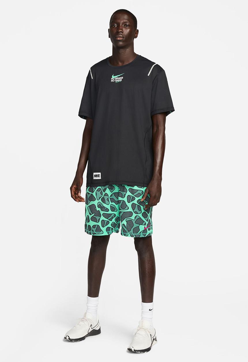 Nike - M nk df knit short 6.0 dye - light menta/dynamic berry