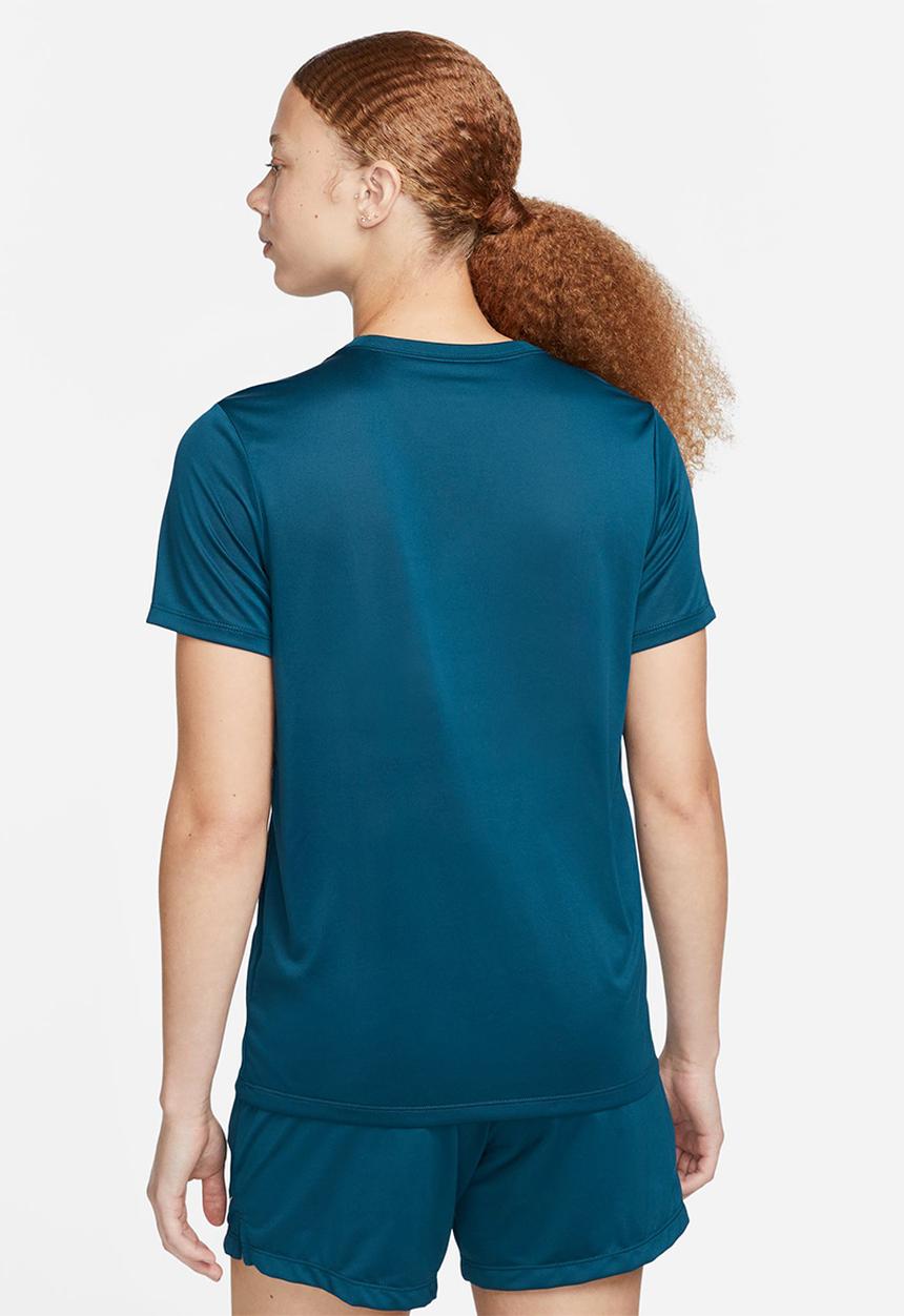 Nike - W nk df tee rlgd lbr - valerian blue/white