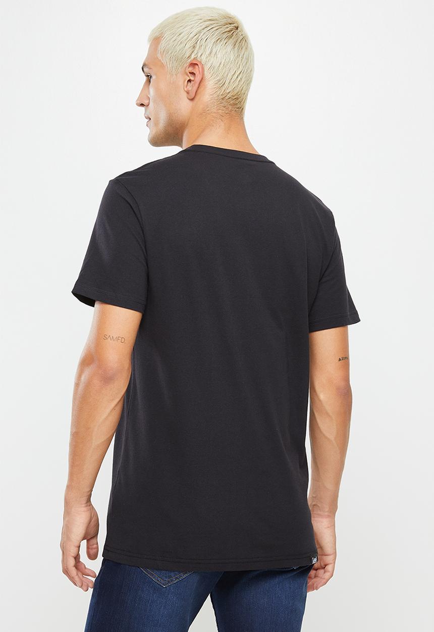 Lee  - Embroidered badge tee - black