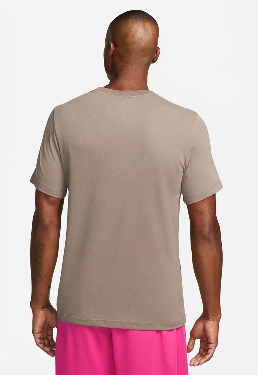 Nike - M nk df tee dye 2 - olive grey
