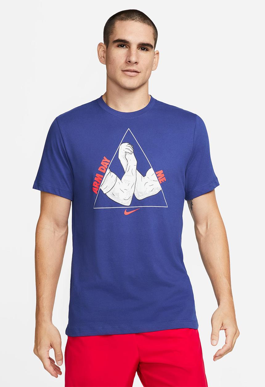 Nike - M nk df tee humor - deep royal blue
