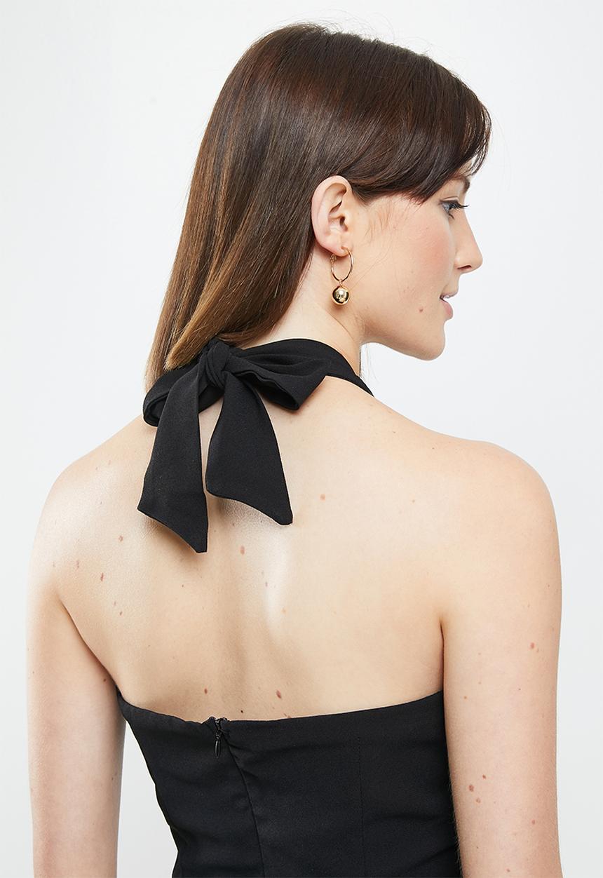 Trendyol - Halter dress - black