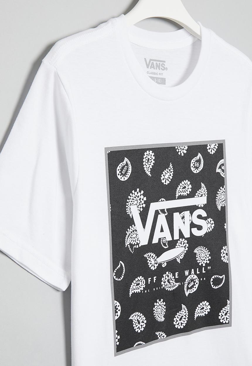 Vans - By print box boys - white & frost grey